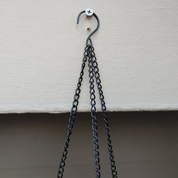 Wind & Weather Antiqued Metal Hanging Indoor/Outdoor Flower Light - Picture 6 of 10